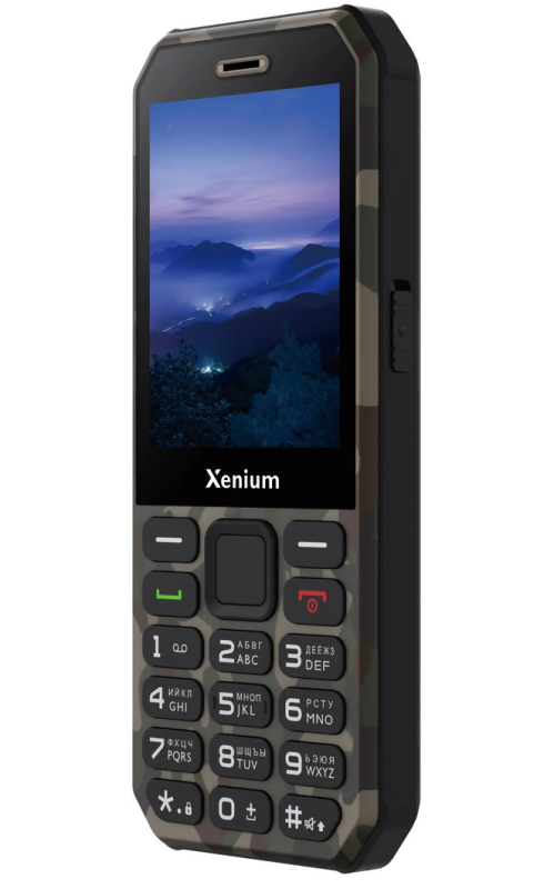 Купить  телефон Xenium x300 Green Camouflage-1.png
